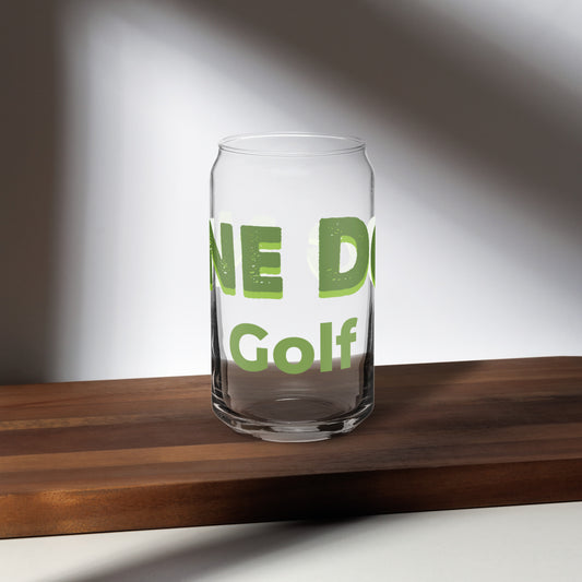 Nine Dog Can-shaped glass