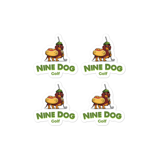 Nine Dog Main Logo Bubble-free stickers