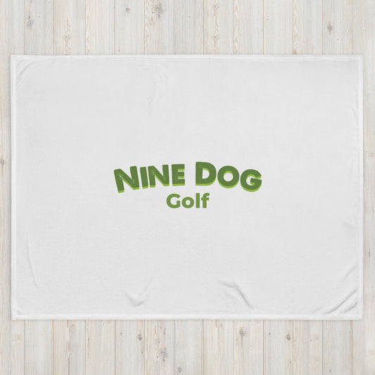 Nine Dog Throw Blanket