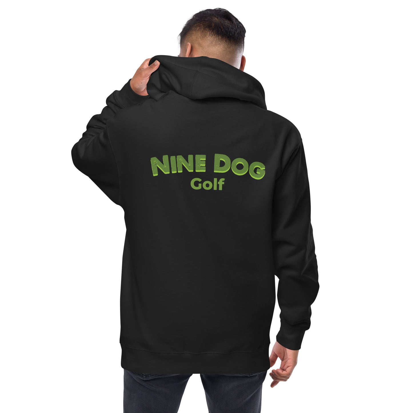 Nine Dog Golf Fleece zip up hoodie