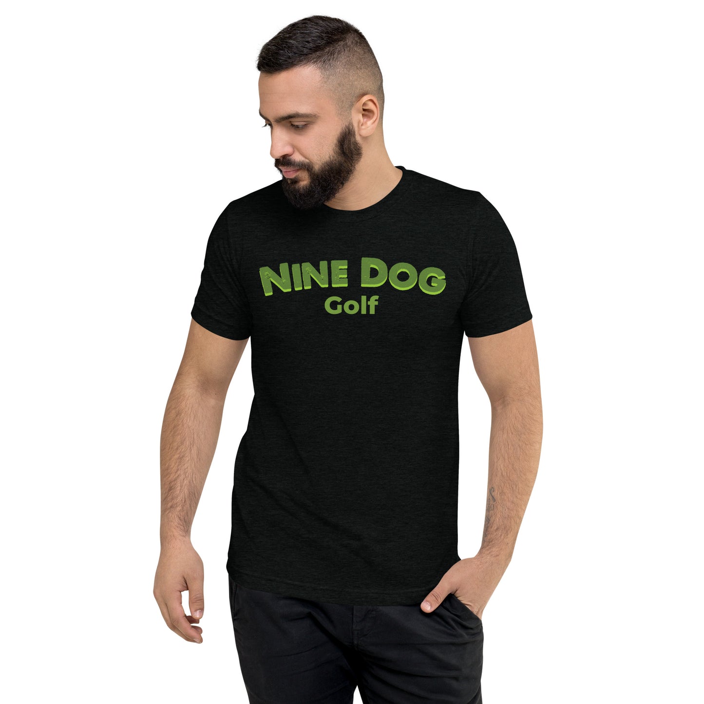 Nine Dog Logo (Front Only) Short sleeve t-shirt