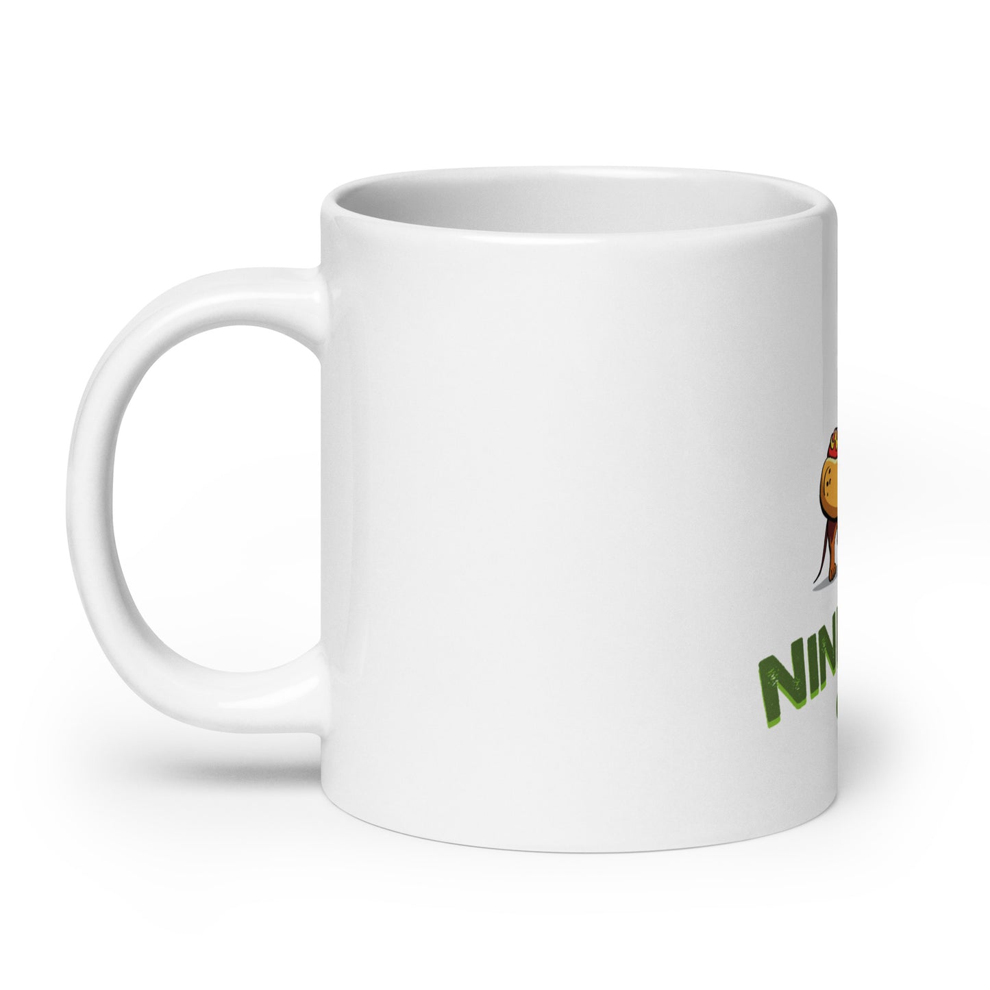 Nine Dog 20oz White Mug