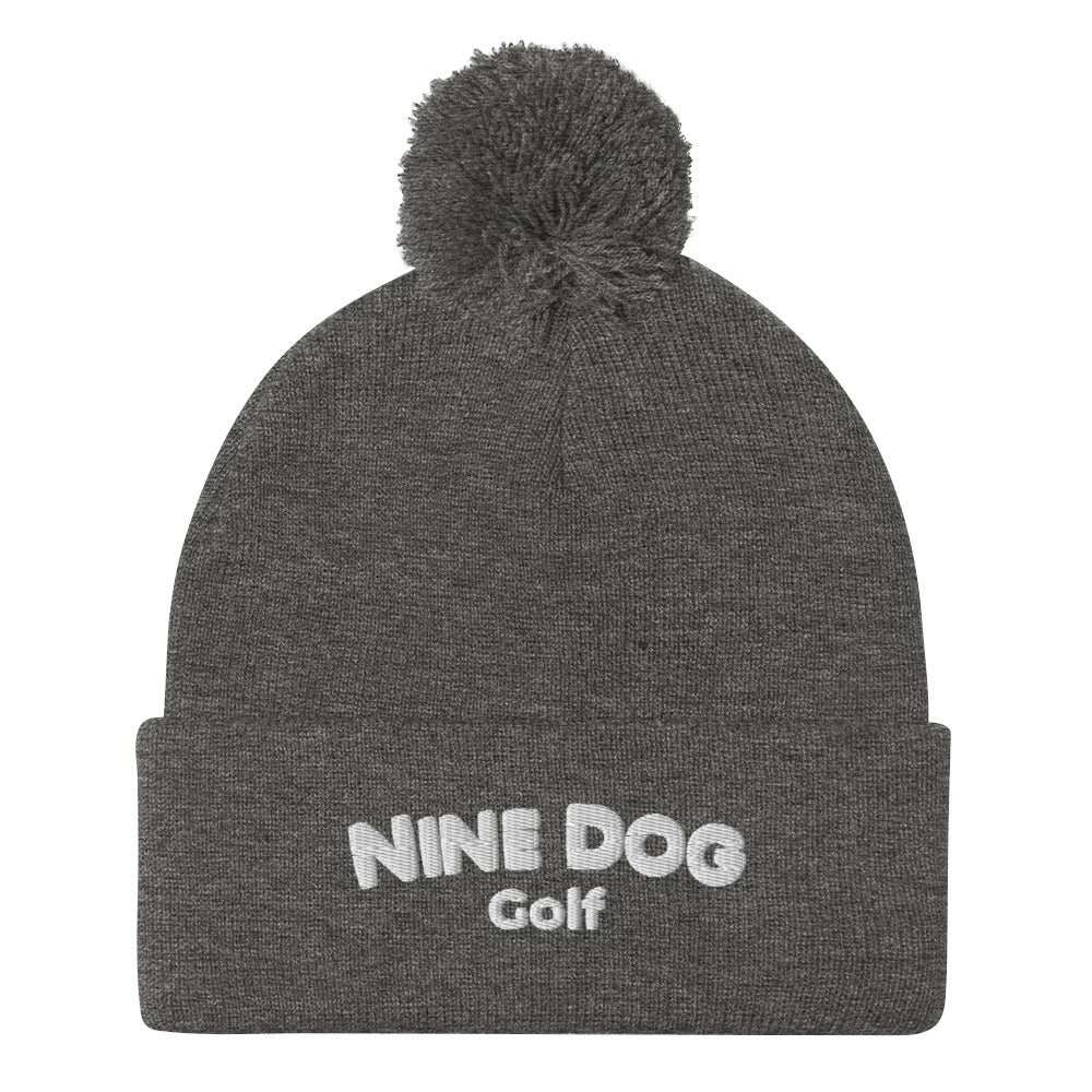 Nine Dog Pom-Pom Beanie